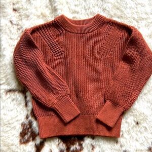NWT Kids Rust Sweater